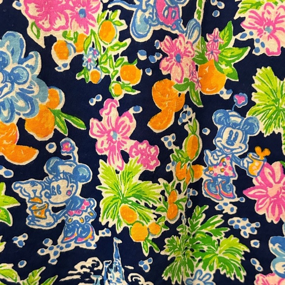 Disney x lily Pulitzer- Floral Short Sleeve Dress NWT - Picture 6 of 9